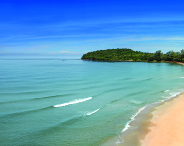 Stranden ved Koh Russey Resort, Cambodia Stranden vedKoh Russey Resort, Cambodia