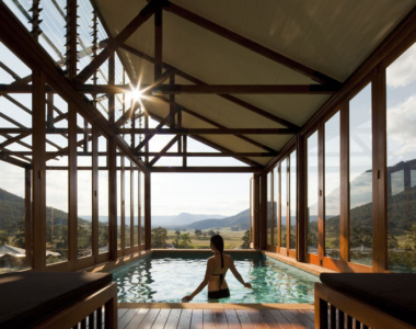 Wolgan Villa med privat pool på One&Only Wolgan Valley, New South Wales, Australien Wolgan Villa med privat pool på One&Only Wolgan Valley, New South Wales, Australien