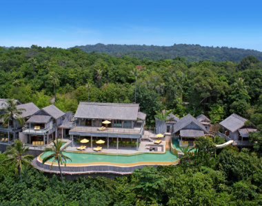 6 værelses Sunset Villa med havudsigt og pool på Soneva Kiri, Thailand