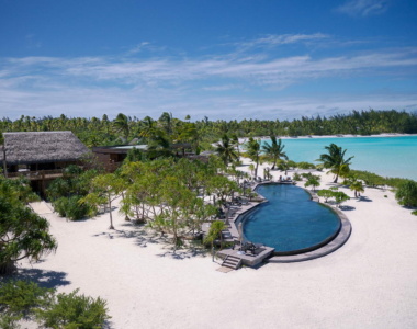 Poolen på The Brando, Fransk Polynesien Poolen på The Brando, Fransk Polynesien