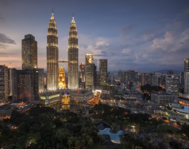 Skyline i Kuala Lumpur, Malaysia, Sydøstasien