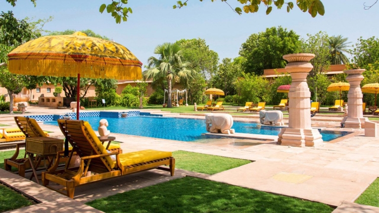 Pool på The Oberoi Vanyavilas, Indien Pool på The Oberoi Vanyavilas, Indien