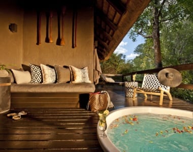 Suite med plunge pool på Sabi Sabi Bush Lodge, Sydafrika