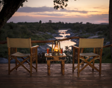 Rekero Camp i Kenya, Afrika Rekero Camp i Kenya, Afrika