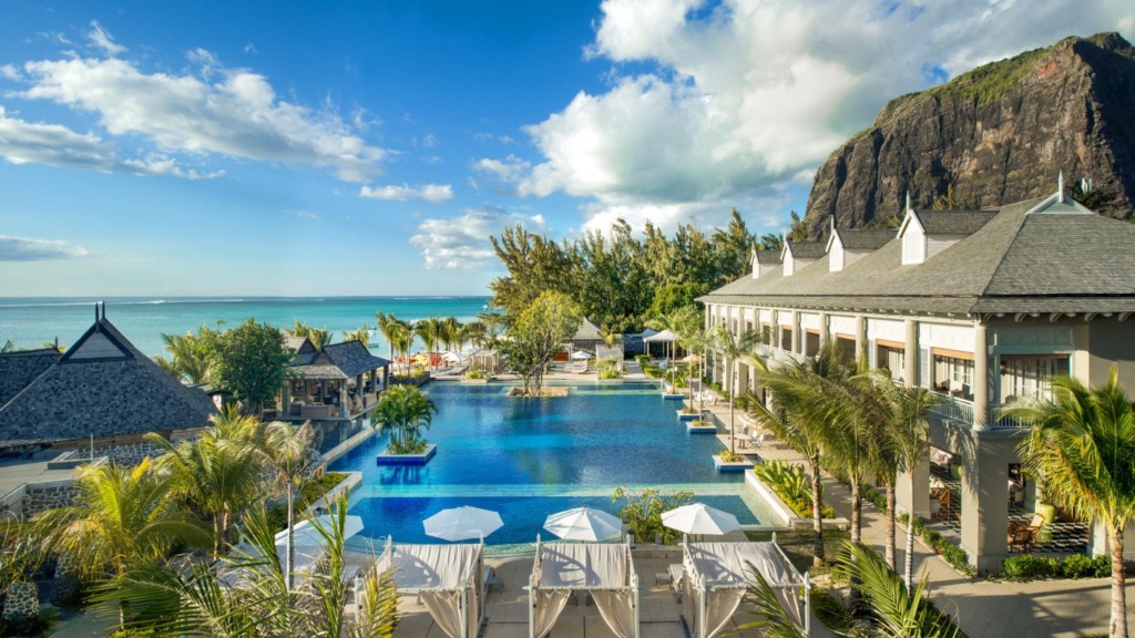 JW Marriott Mauritius - det store poolområde