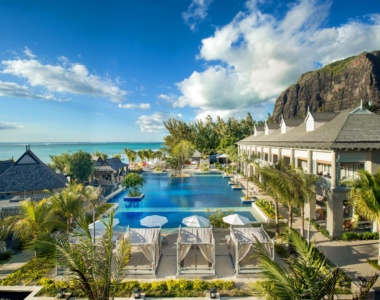 JW Marriott Mauritius - det store poolområde
