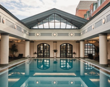 Poolen på The Charleston Place, South Carolina, USA Poolen på The Charleston Place, South Carolina, USA