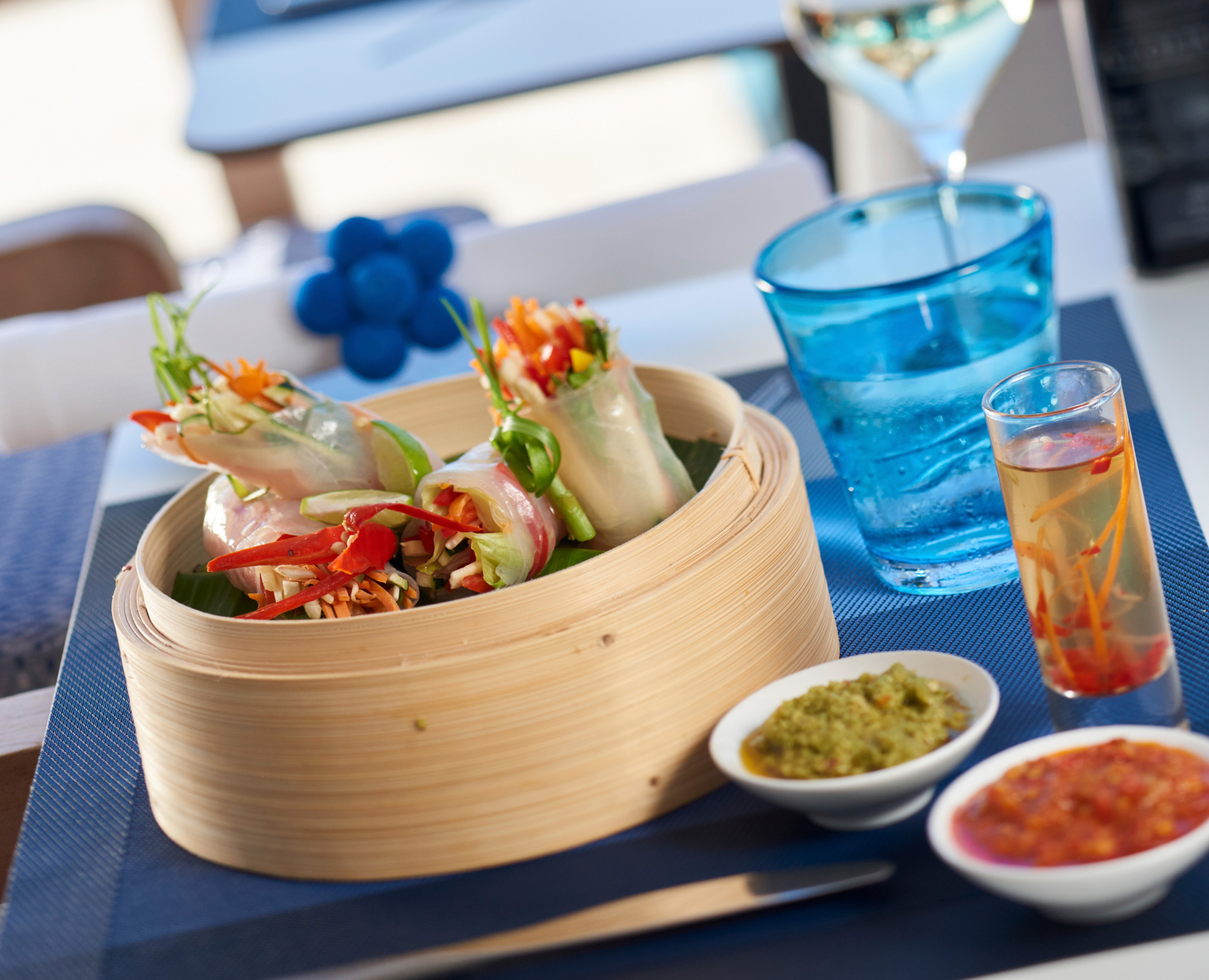 Restauranten Indigo, Constance Belle Mare Plage, Mauritius