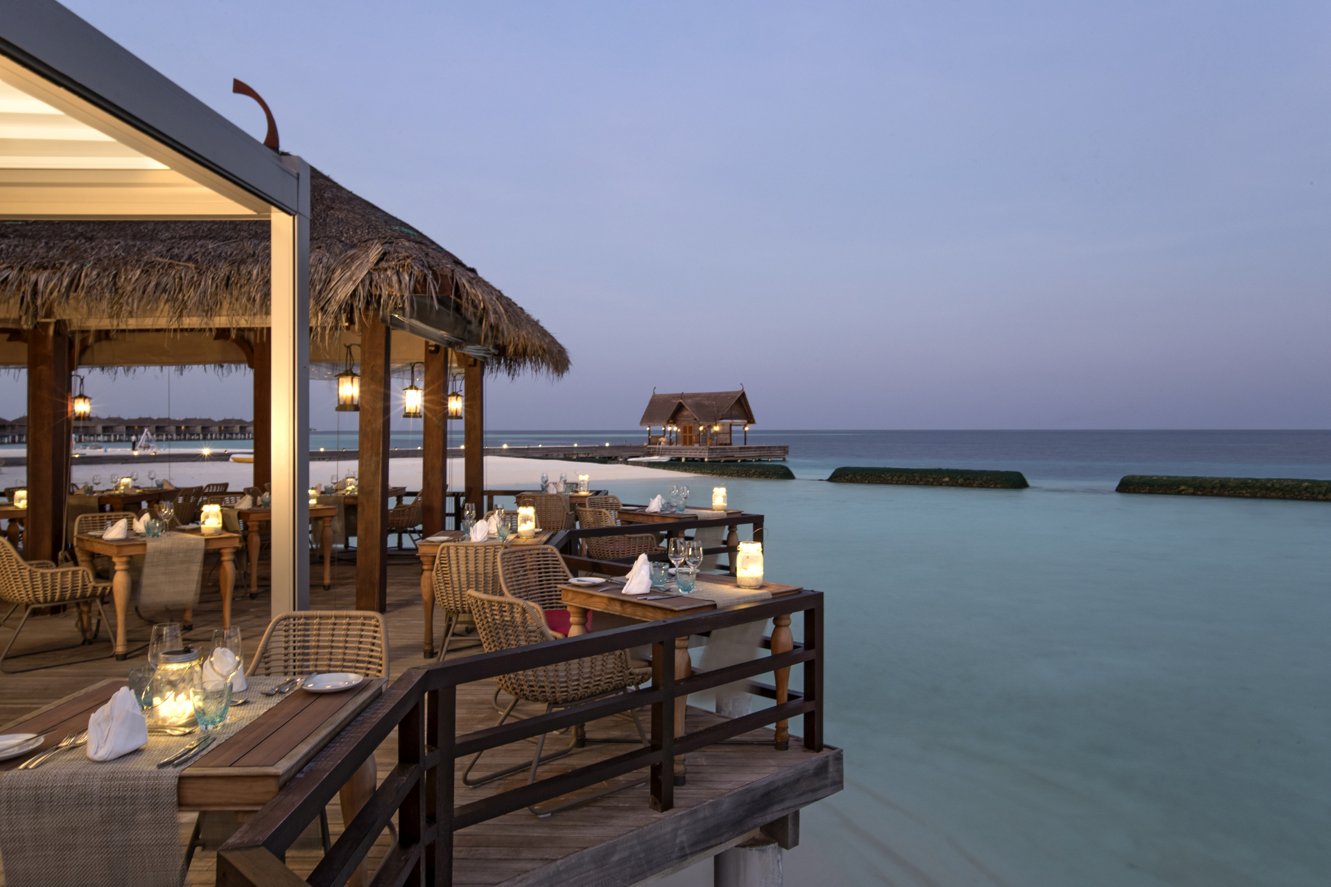 Manta Restaurant på Constance Moofushi, Maldiverne