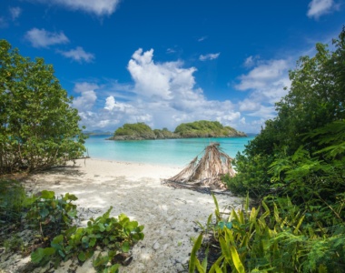 Trunk Bay på St John, Caribien