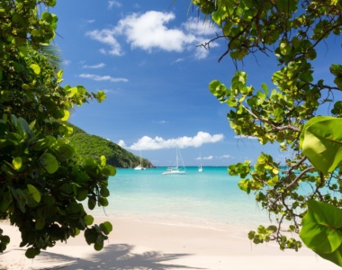 Anse Beach på St. Martin i Caribien