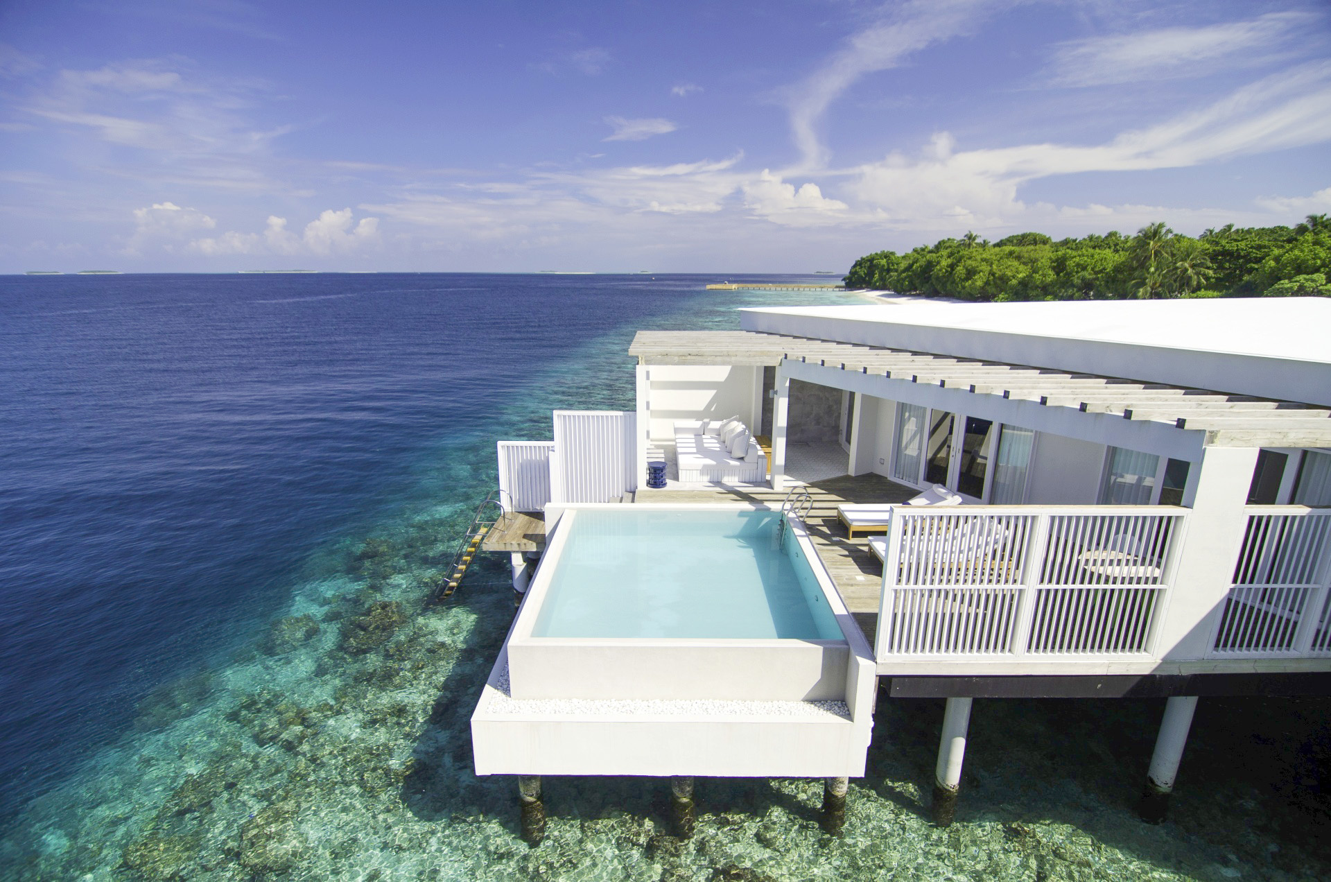 Reef Water Pool Villa, Amilla Maldives Resort & Residences, Maldiverne