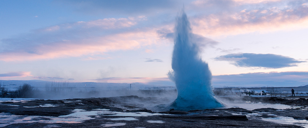 Geysir, verdens ældste gejser, Island
