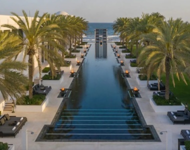 The Long Pool på The Chedi Muscat, Oman