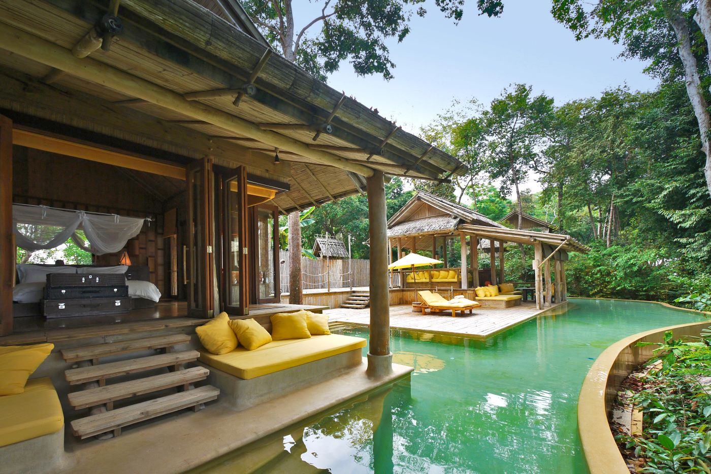 Sunset Ocean View Pool Villa Suite på Soneva Kiri, Koh Kood, Thailand